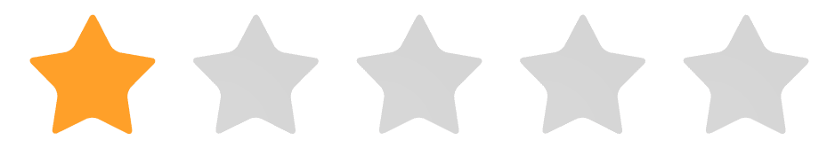 1 of 5 Stars!