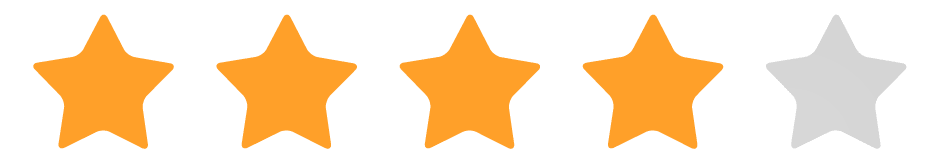 4 of 5 Stars!